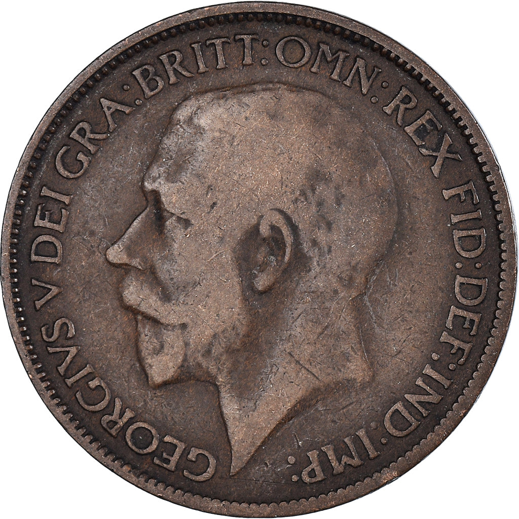 Münze, Großbritannien, 1/2 Penny, 1923