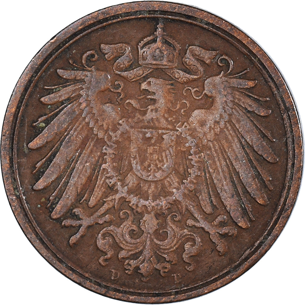 Munten, DUITSLAND - KEIZERRIJK, Pfennig, 1897