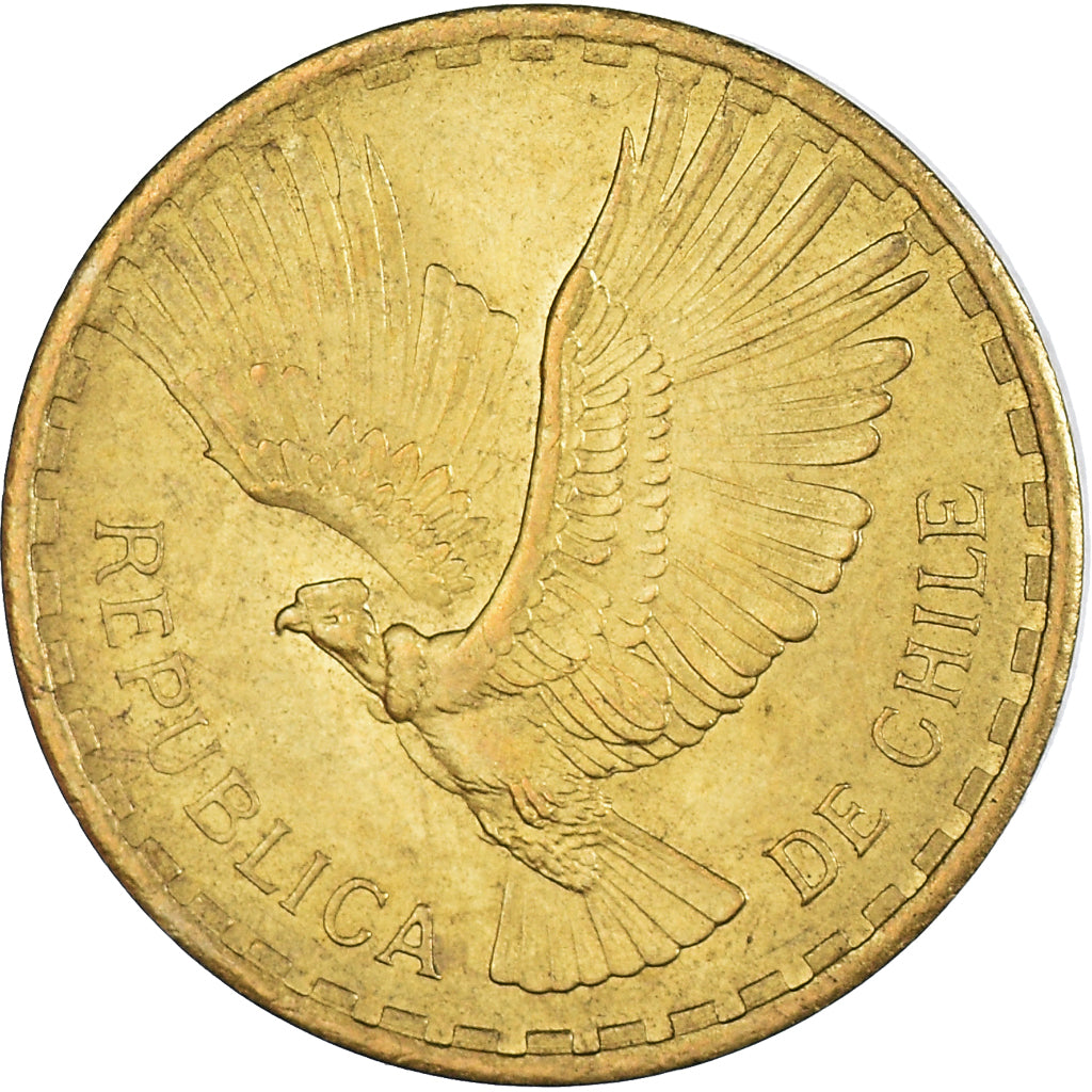 Moneda, Chile, 2 Centesimos, 1965