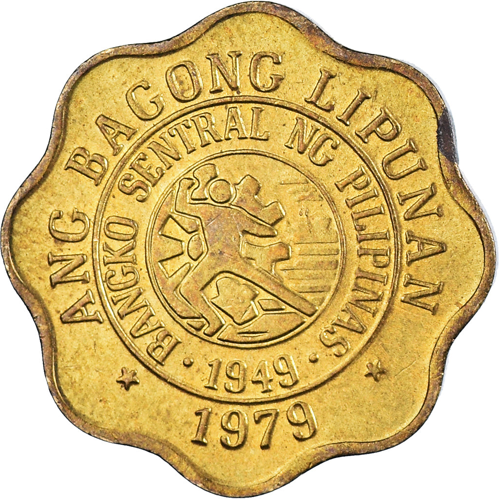 Moneda, Filipinas, 5 Sentimos, 1979