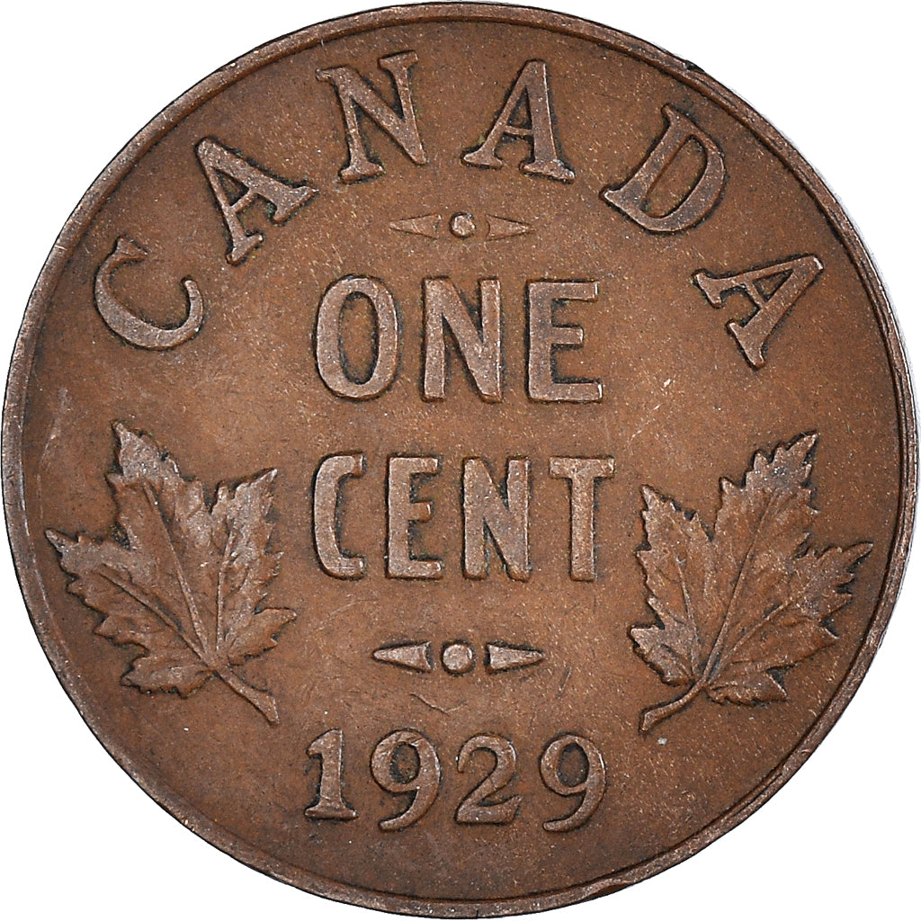 Moneta, Canada, Cent, 1929