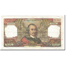 France, 100 Francs, 1968, 1968-09-05, VF(30-35), Fayette:65.23, KM:149c