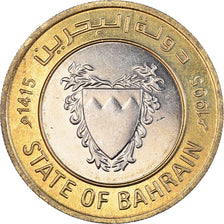 Münze, Bahrain, 100 Fils, 1995