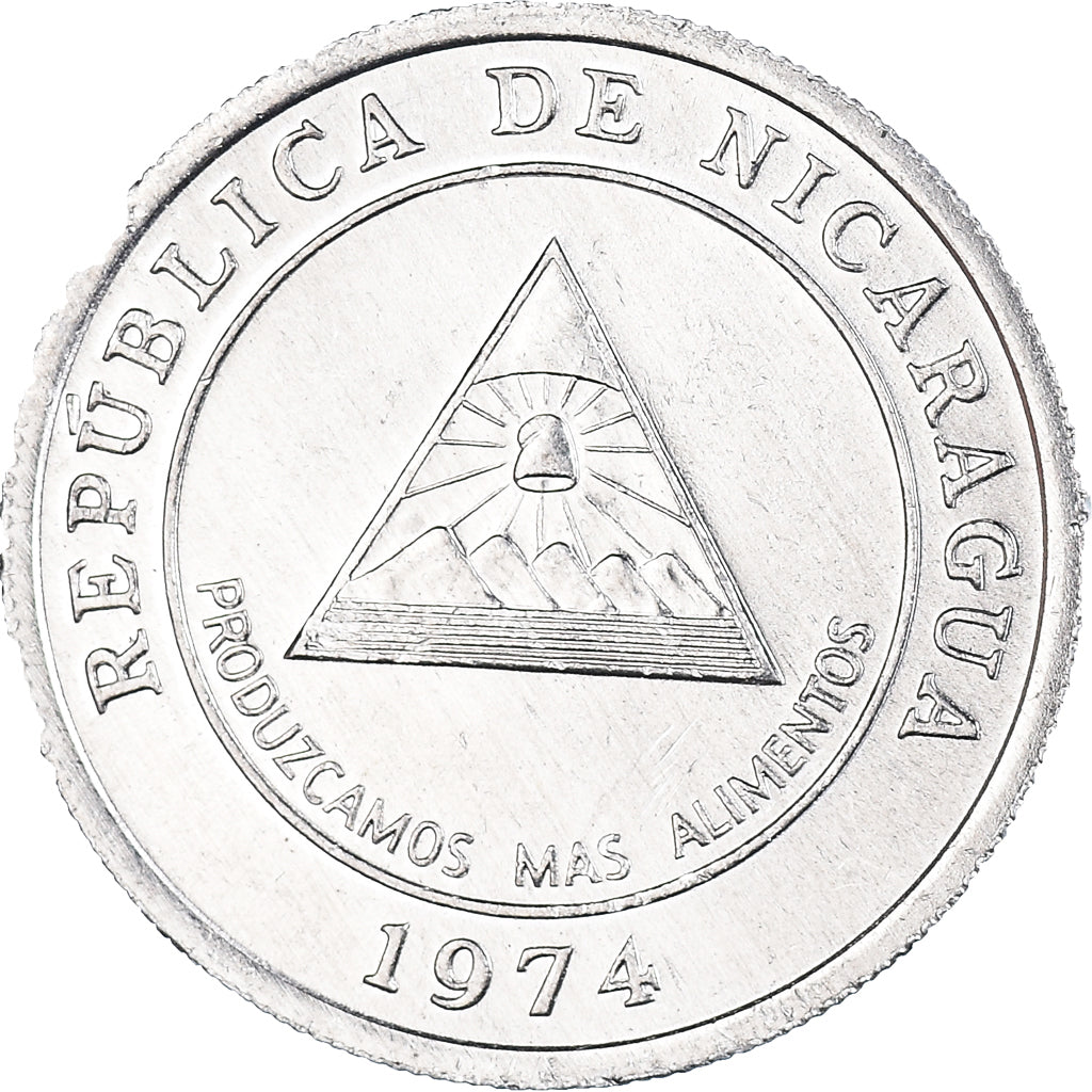 Moneta, Nicaragua, 5 Centavos, 1974