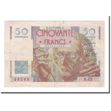 Francja, 50 Francs, 1946, 1946-05-16, VF(30-35), Fayette:20.4, KM:127a