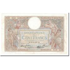 Francia, 100 Francs, 1937, 1937-12-23, BB, Fayette:25.6, KM:86b