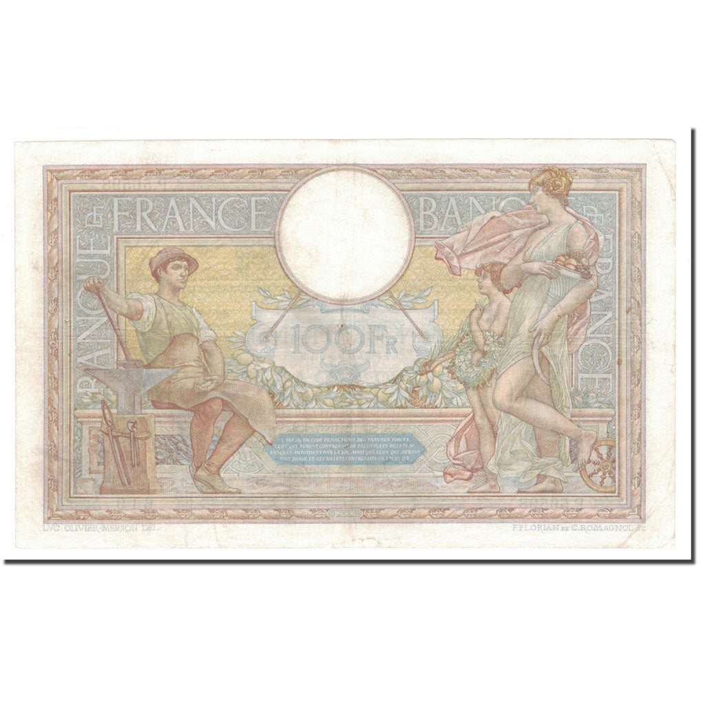 Francia, 100 Francs, 1937, 1937-12-23, BB, Fayette:25.6, KM:86b