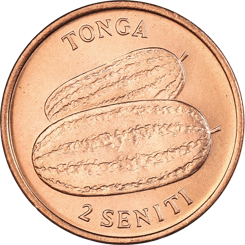 Monnaie, Tonga, 2 Seniti, 1975