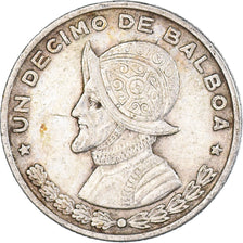 Moneta, Panama, 1/10 Balboa, 1961