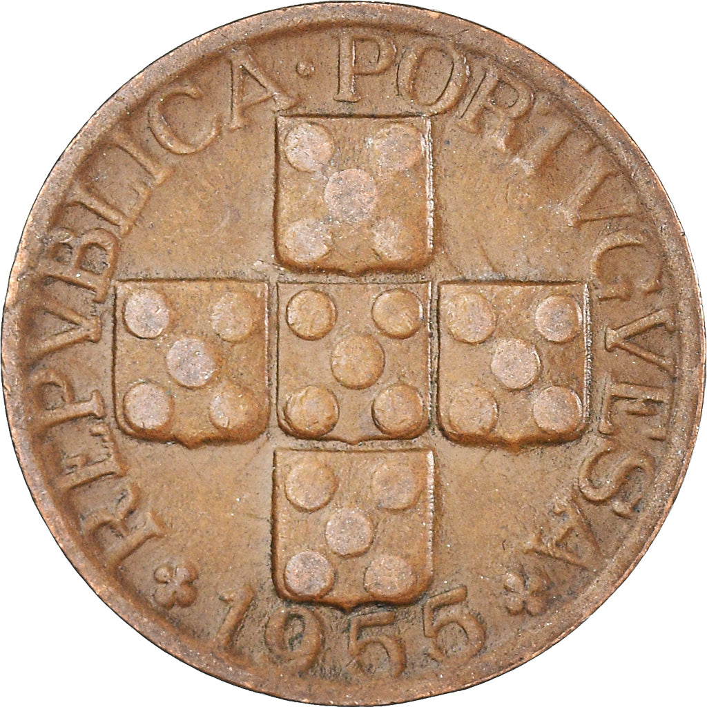 Moneta, Portugal, 20 Centavos, 1955