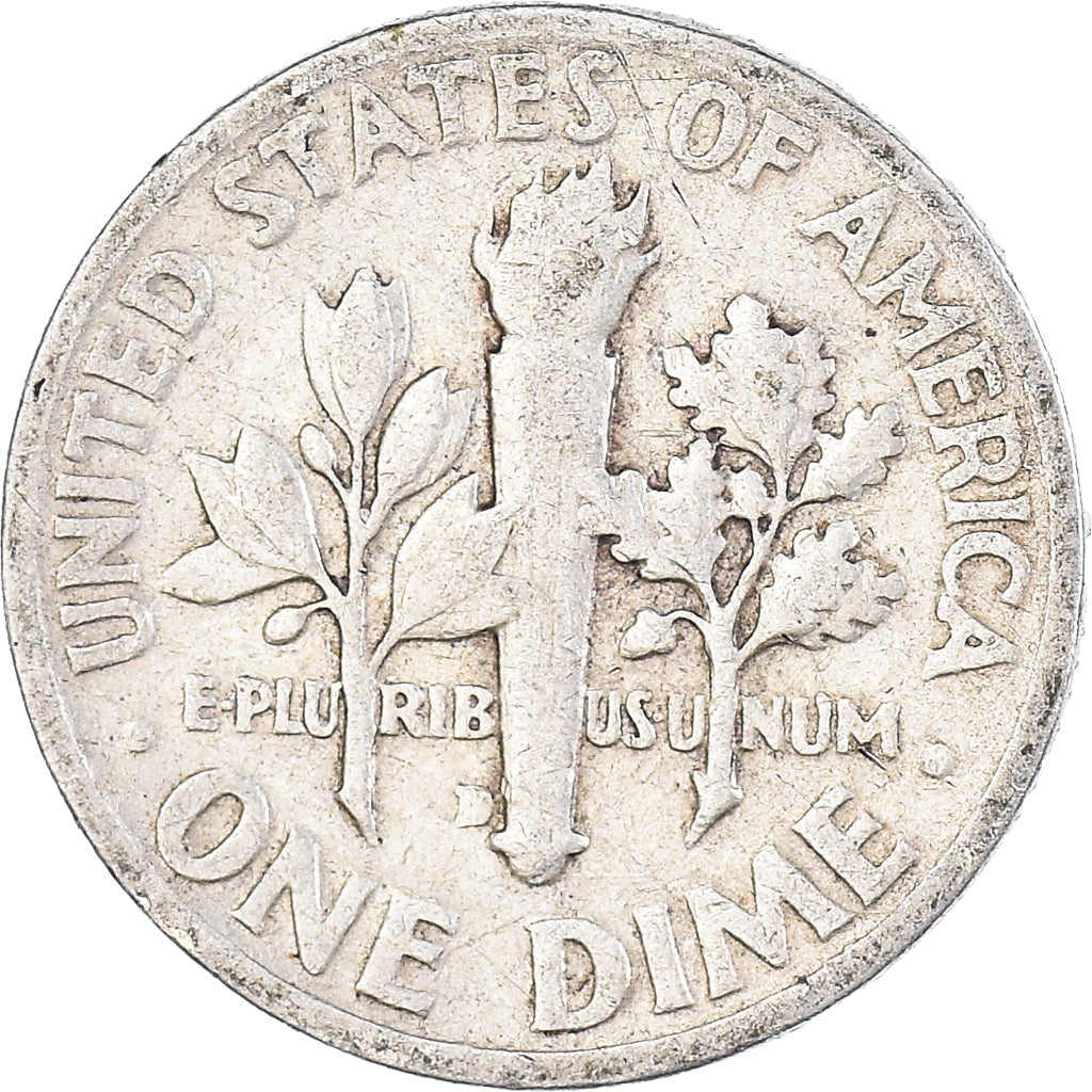 Moeda, Estados Unidos da América, Dime, 1954