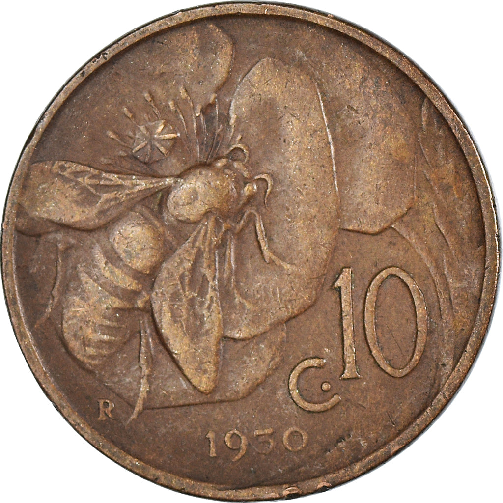Münze, Italien, 10 Centesimi, 1930