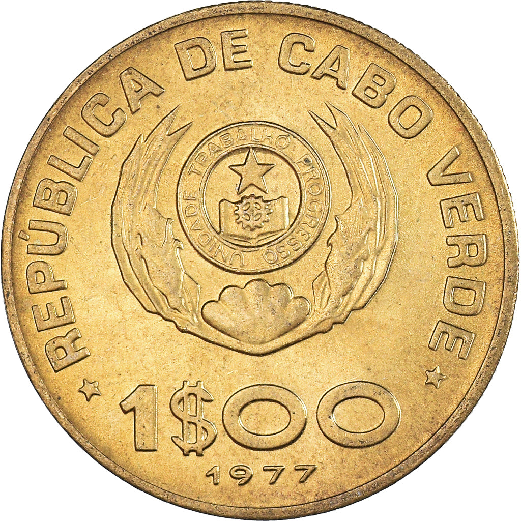 Münze, Cape Verde, Escudo, 1977