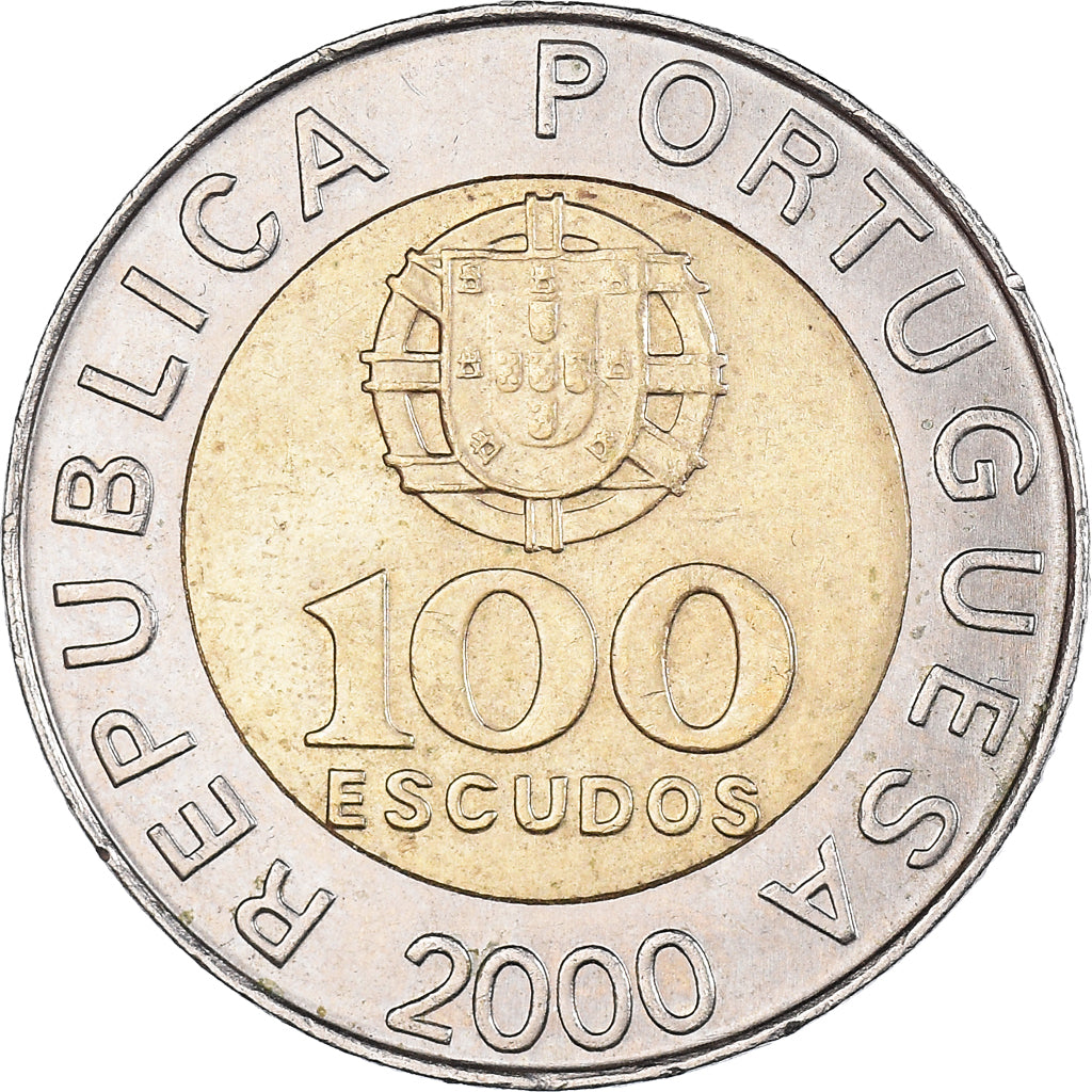 Coin, Portugal, 100 Escudos, 2000
