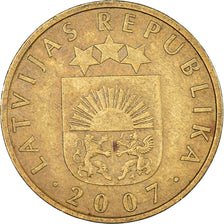 Monnaie, Lettonie, 20 Santimu, 2007
