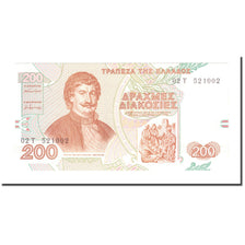 Biljet, Griekenland, 200 Drachmaes, 1996, 1996-09-02, KM:204a, NIEUW