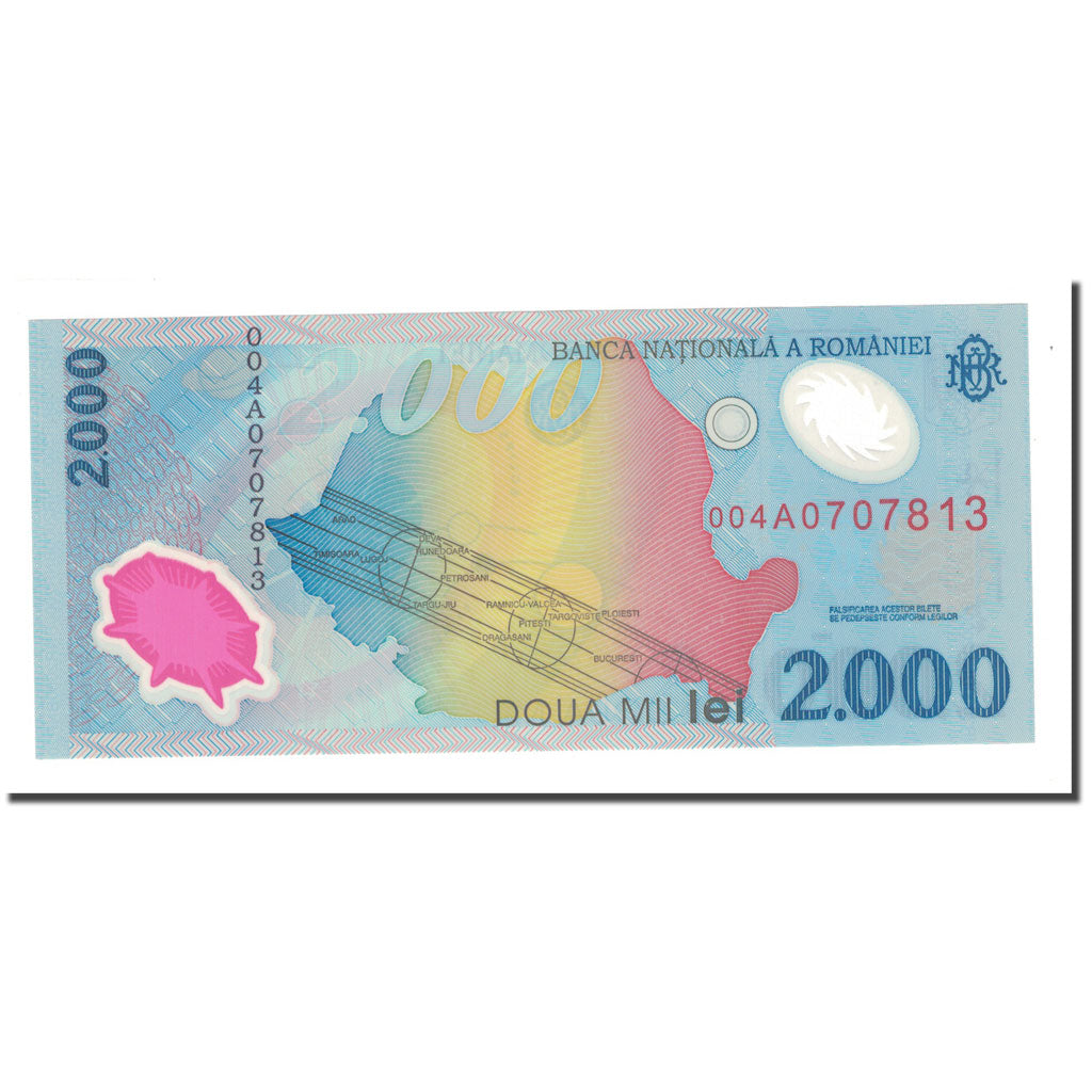Banknote, Romania, 2000 Lei, 1999, KM:111a, UNC(65-70)