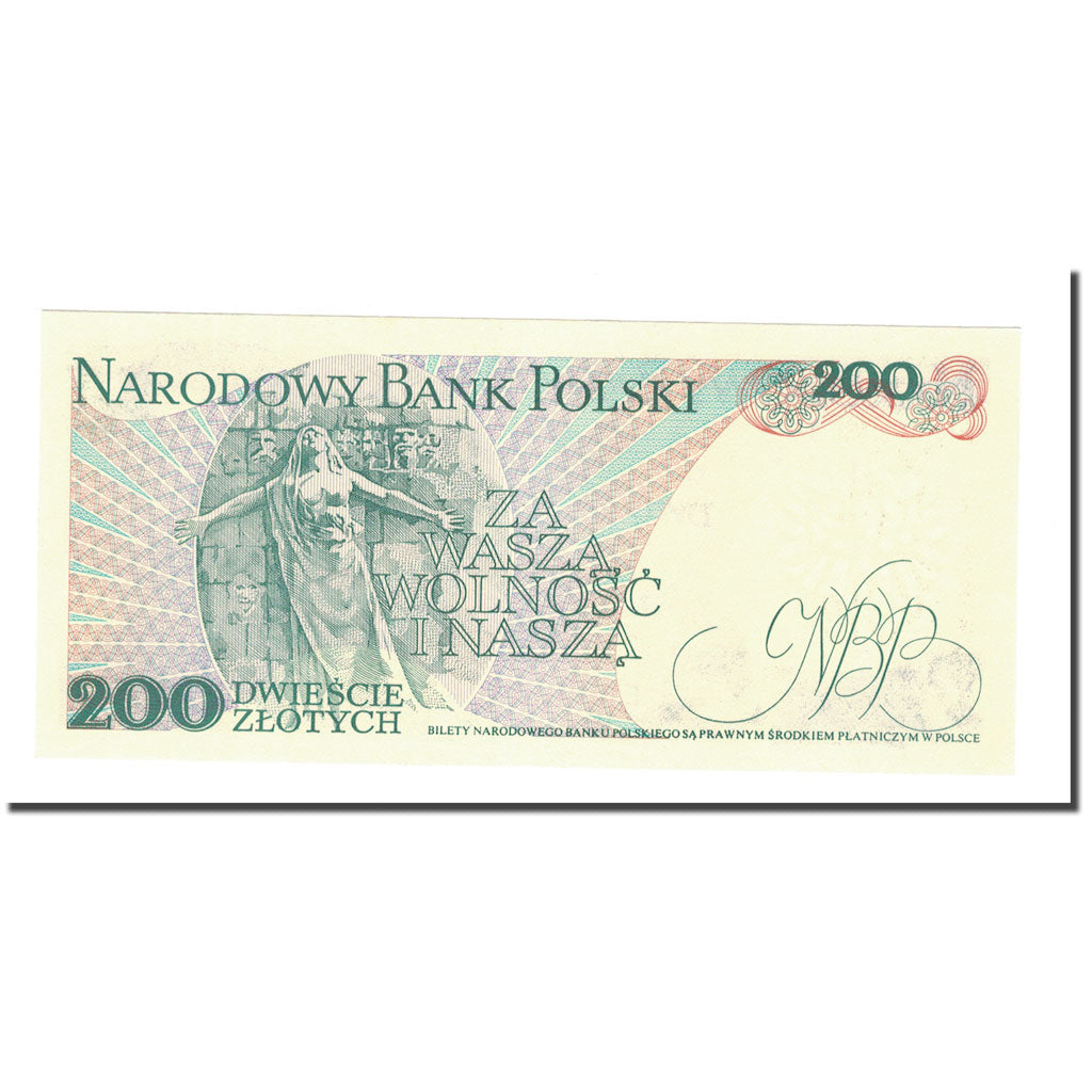 Banconote, Polonia, 200 Zlotych, 1988, 1988-12-01, KM:144c, SPL+