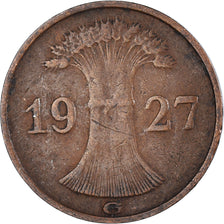 Monnaie, Allemagne, République de Weimar, Reichspfennig, 1927