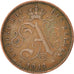 Belgio, Albert I, 2 Centimes, 1912, BB, Rame, KM:64