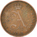 Belgio, Albert I, 2 Centimes, 1912, BB, Rame, KM:64