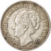NETHERLANDS, 25 Cents, 1939, KM #164, EF(40-45), Silver, 19, 3.57