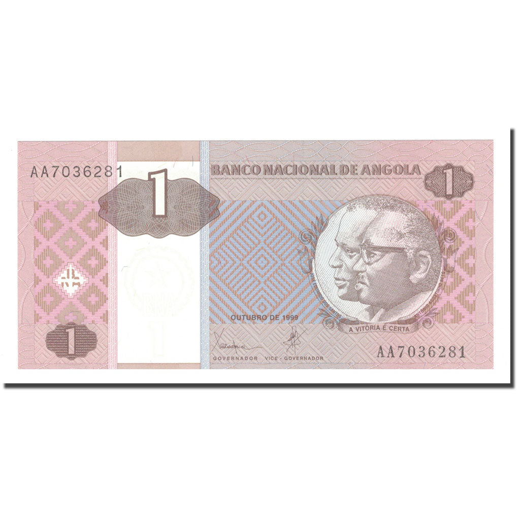 Banknote, Angola, 1 Kwanza, 1999, 1999-10, KM:143, UNC(65-70)