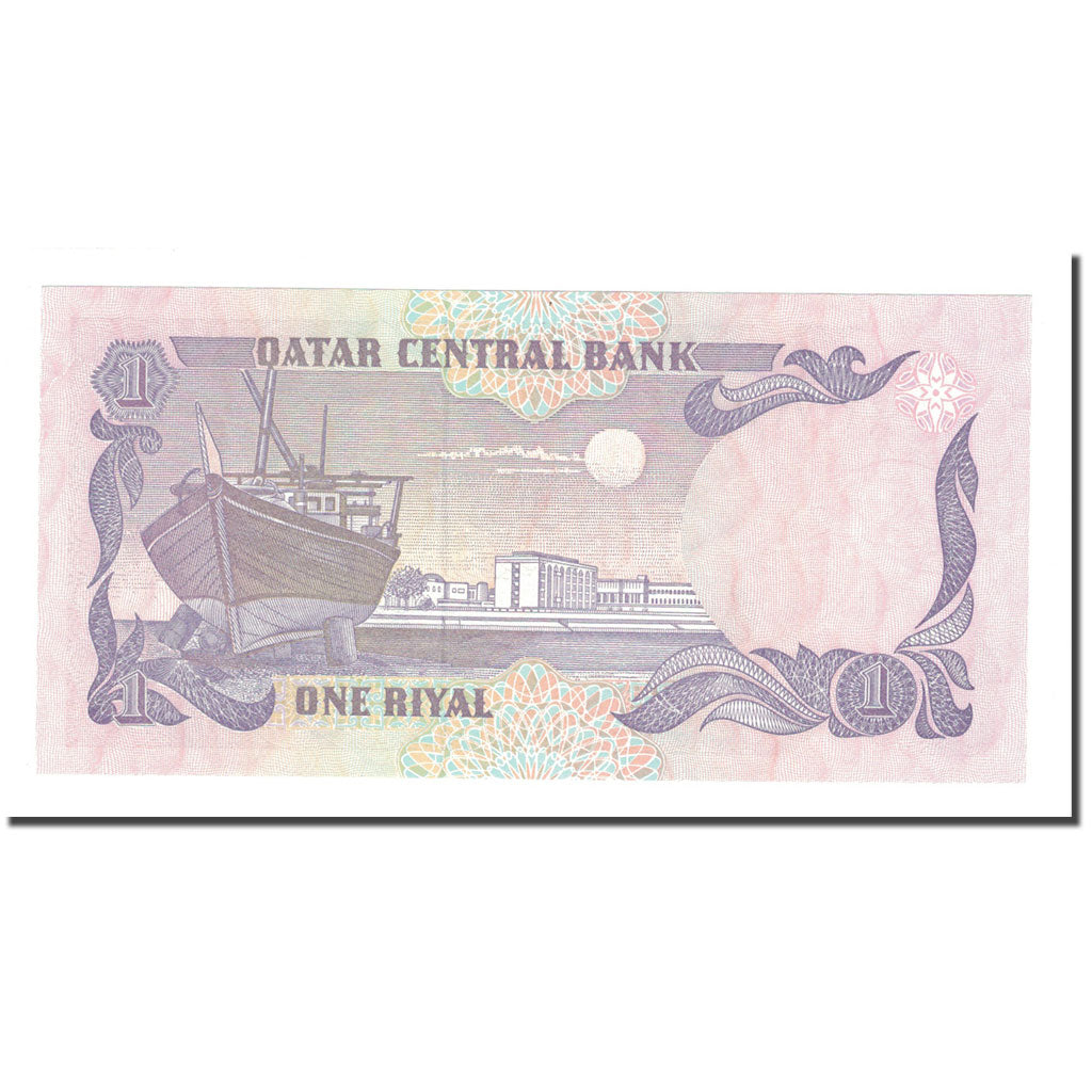 Banknote, Qatar, 1 Riyal, KM:13a, UNC(65-70)