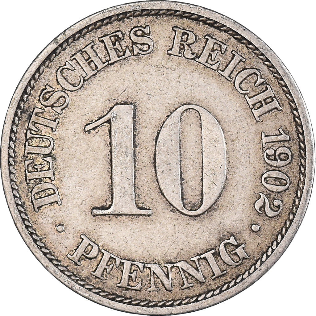 Moneta, NIEMCY - IMPERIUM, 10 Pfennig, 1902