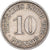 Monnaie, Empire allemand, 10 Pfennig, 1902