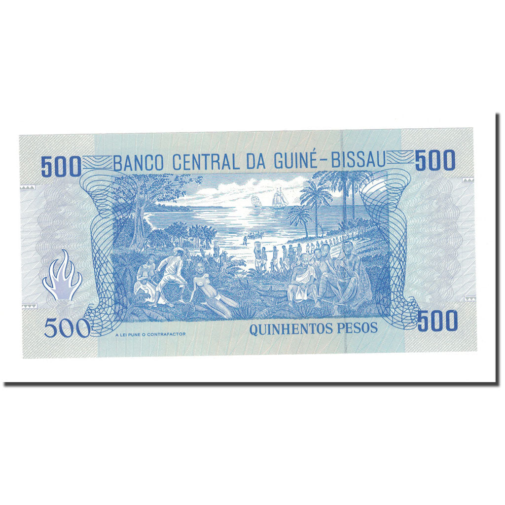 Billet, Guinea-Bissau, 500 Pesos, 1990, 1990-03-01, KM:12, NEUF
