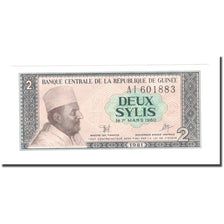 Banknote, Guinea, 2 Sylis, 1960, 1960-03-01, KM:21a, UNC(65-70)