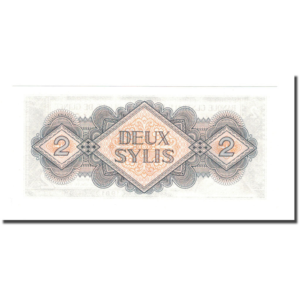 Banknote, Guinea, 2 Sylis, 1960, 1960-03-01, KM:21a, UNC(65-70)