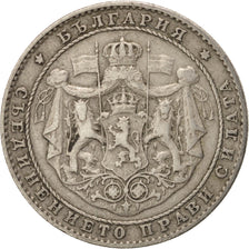 BULGARIA, 2 Leva, 1925, Poissy, KM #38, EF(40-45), Copper-Nickel, 22.95, 4.93