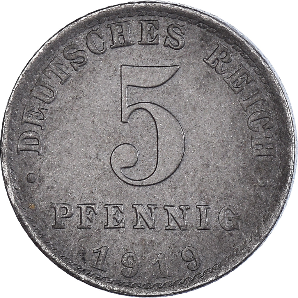 Münze, GERMANY - EMPIRE, 5 Pfennig, 1919