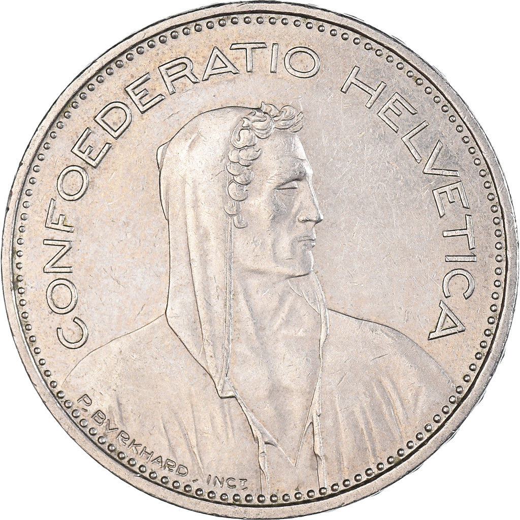Coin, Switzerland, 5 Francs, 1982