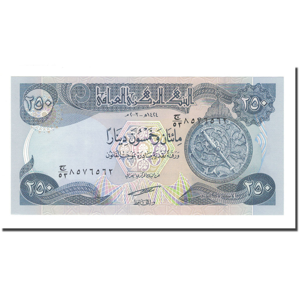 Banknote, Iraq, 250 Dinars, 2003/AH1424, KM:91, UNC(65-70)