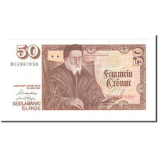 Banknot, Islandia, 50 Kronur, 1961, 1961-03-29, KM:49a, UNC(65-70)