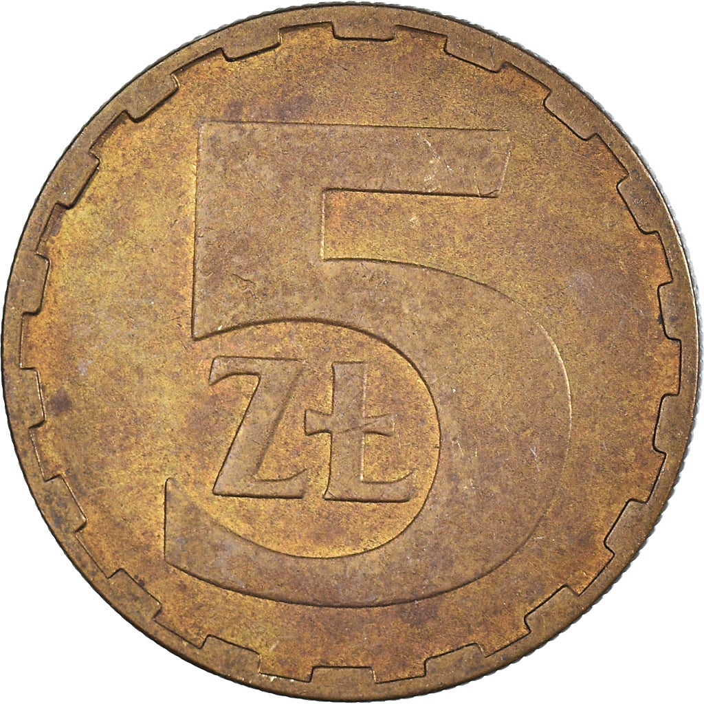 Munten, Polen, 5 Zlotych, 1985
