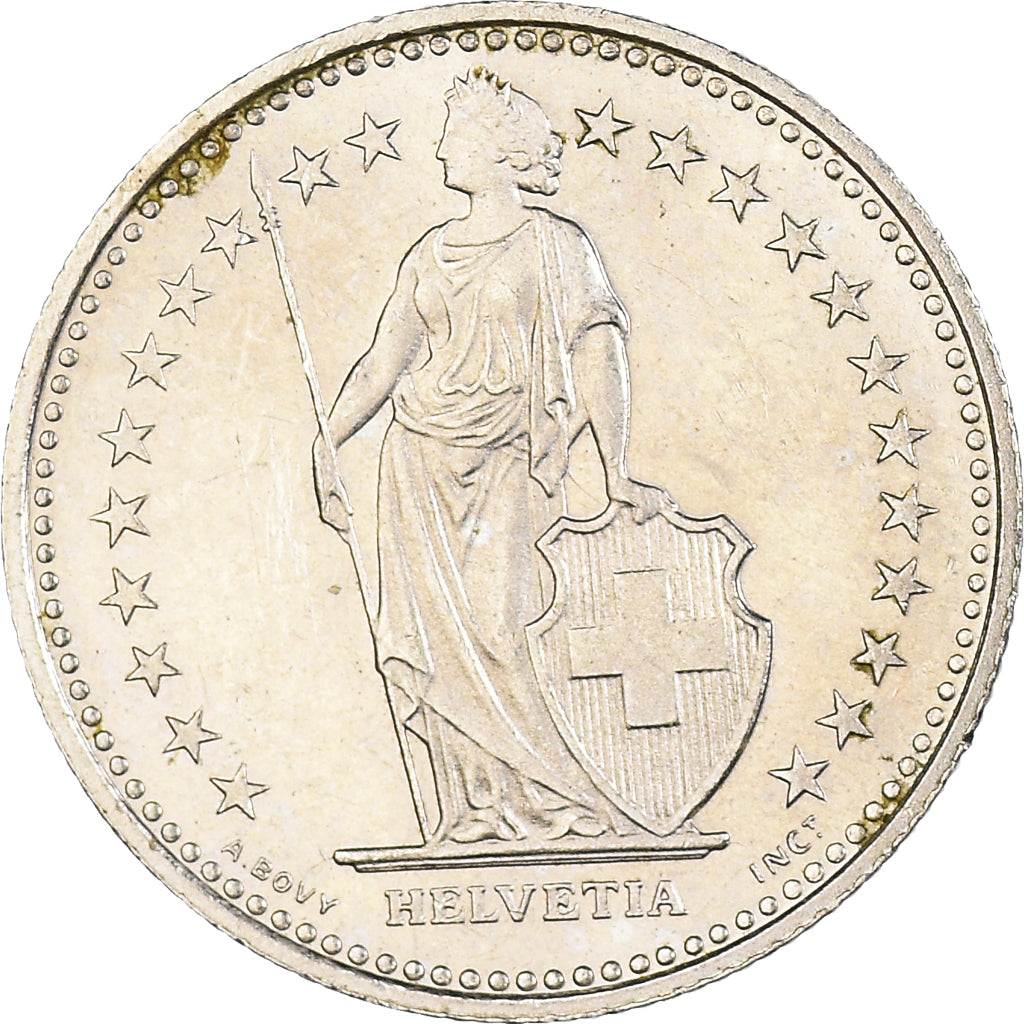Moneda, Suiza, 1/2 Franc, 1994