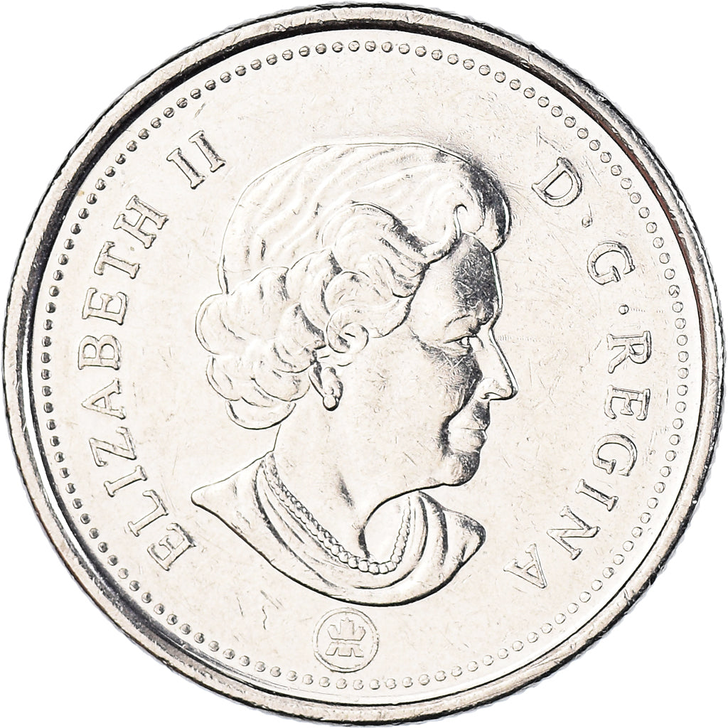Coin, Canada, 25 Cents, 2012