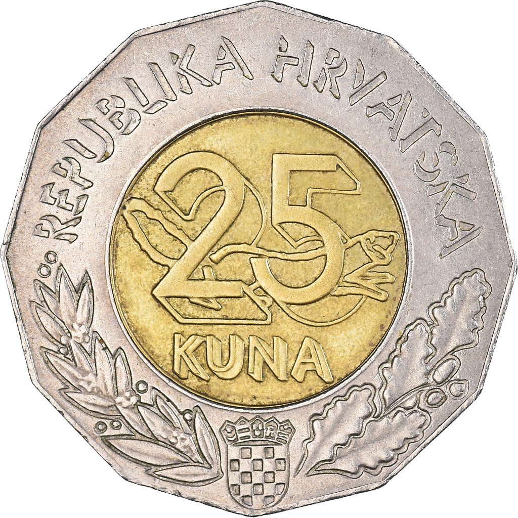 Moneda, Croacia, 25 Kuna, 2000
