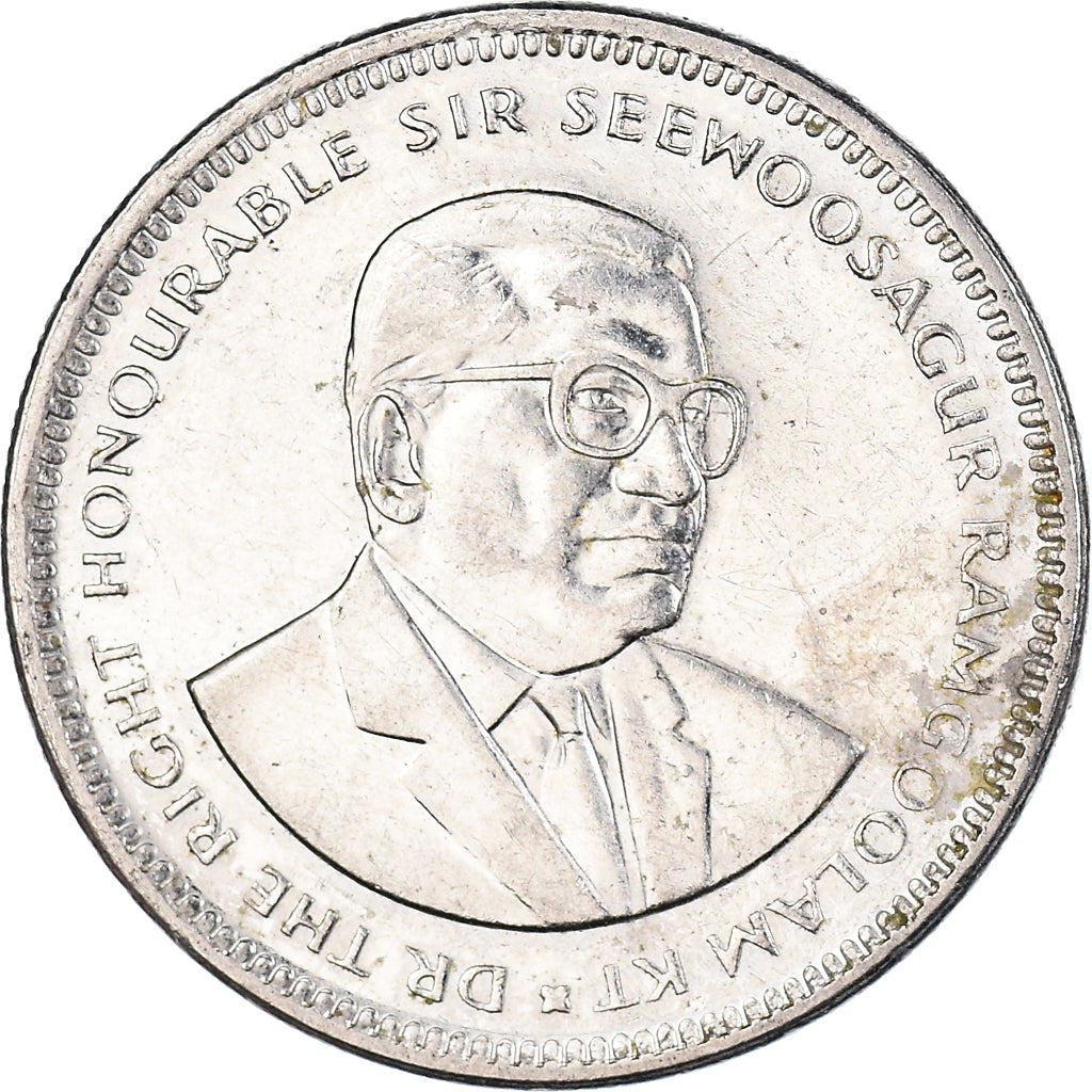 Coin, Mauritius, 1/2 Rupee, 1999