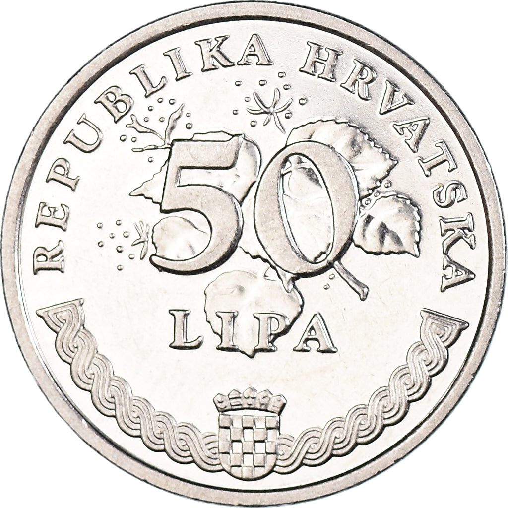 Moneta, Croazia, 50 Lipa, 2007