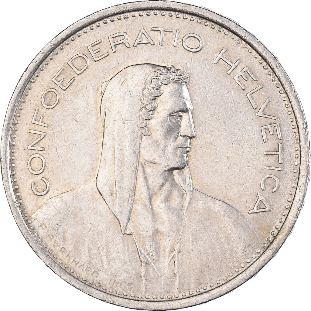 Münze, Schweiz, 5 Francs, 1968