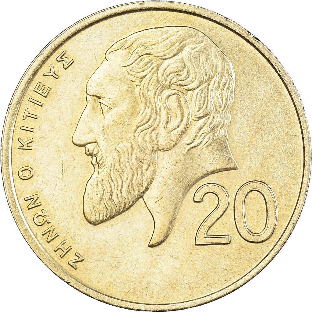 Moneta, Cipro, 20 Cents, 1990