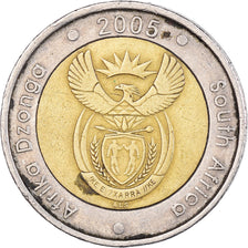Monnaie, Afrique du Sud, 5 Rand, 2005