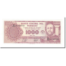 Banknote, Paraguay, 1000 Guaranies, 1998, KM:214a, UNC(65-70)