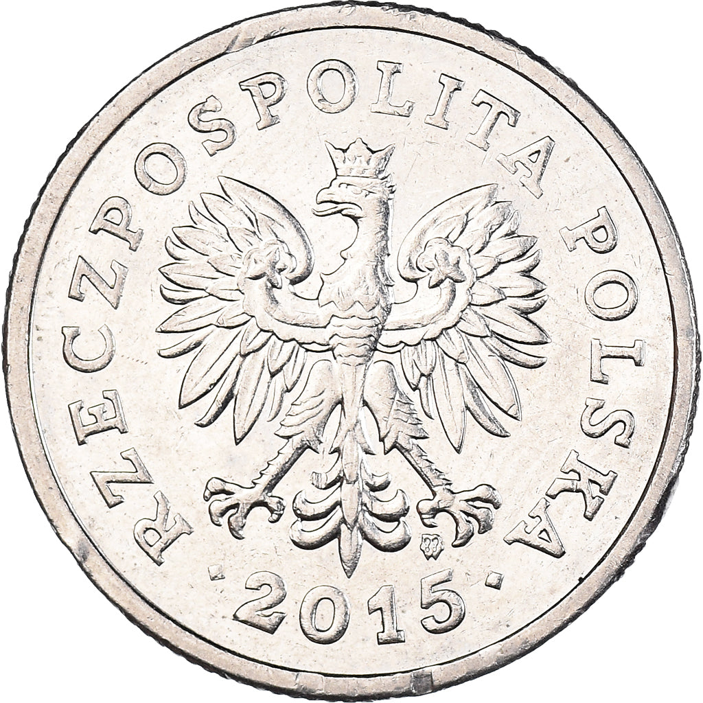 Moneda, Polonia, Zloty, 2015