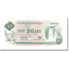 Geldschein, Guyana, 5 Dollars, KM:22f, UNZ